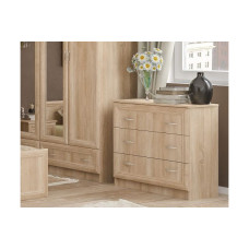 Комод Соната 3Ш Mebel Service, дуб самоа
