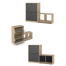 Тумба для взуття Compo 5 2Д Mebel Service, сонома/матера