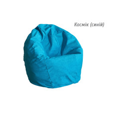 Крісло-пуф м'яке Гном-груша NEW Mebel Service, Космік, синій