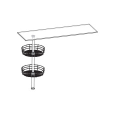 Корпус кухні Роял Mebel Service, горіх, барСтійка (верх)