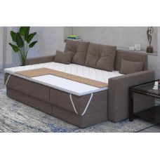 Матрац Топер Футон 1 Кокос MatroLuxe, 180х200х5 см, жакард стьобаний
