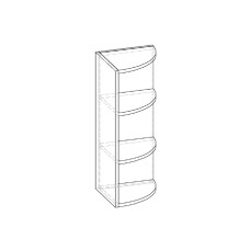 Корпус кухні Роял Mebel Service, горіх, закВерх