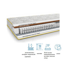 Матрац Mirage Kokos/Міраж Кокос MatroLuxe, 180х200х19 см