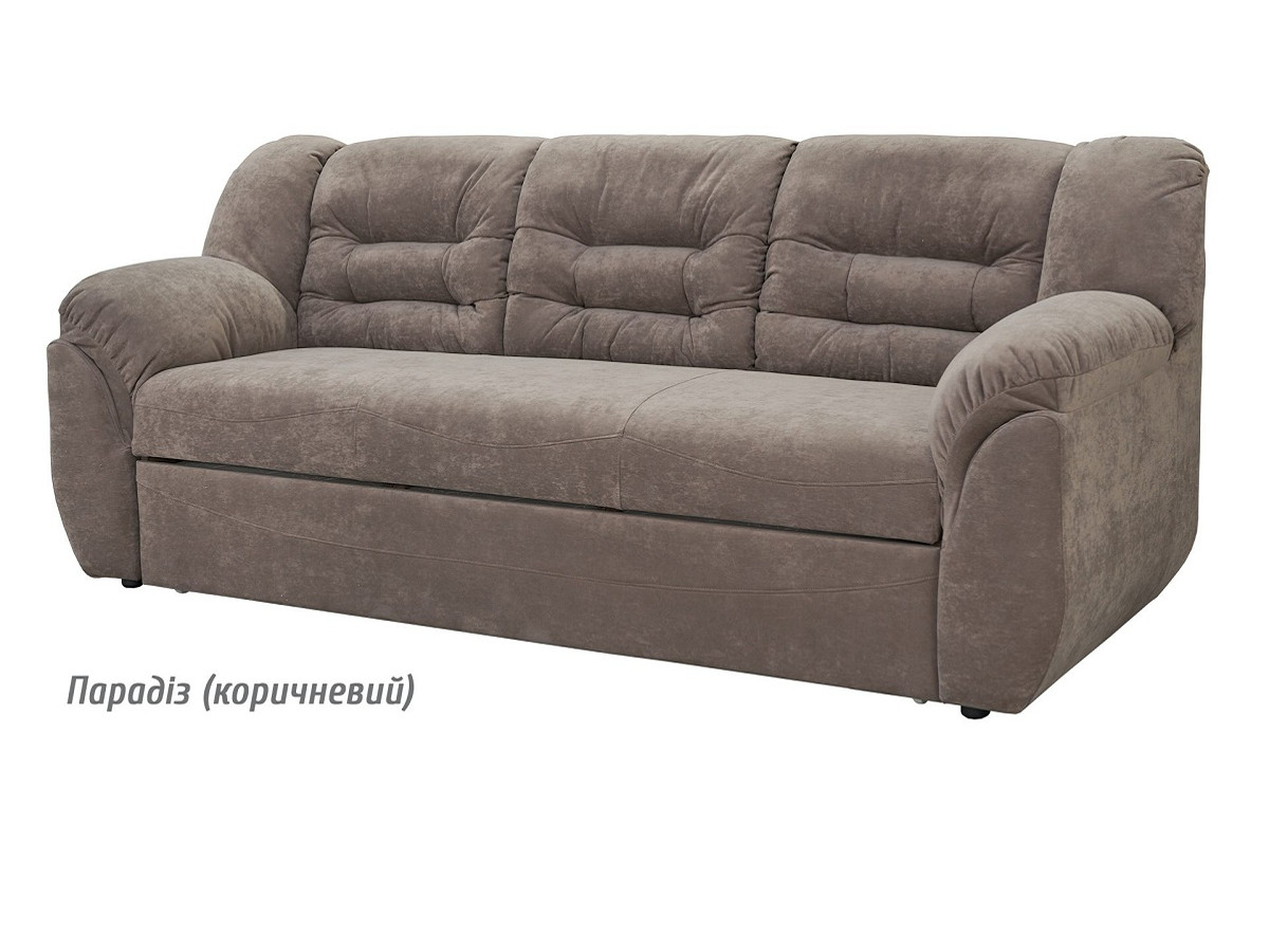 Диван Гектор Mebel Service, розкладний, Джип 94 (еко-замша), темно-сірий