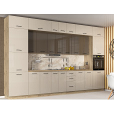 Фасади Агата Mebel Service, беж лак, 176х395 мм*2+356х395 мм*1 40НШ
