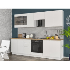 Фасади кухні Агата Mebel Service, фарб. білий, 356х796 мм*2, 80Н2Ш d=35
