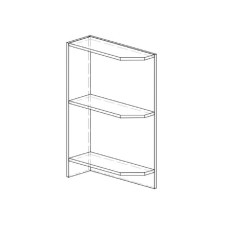 Корпус кухні Лівія Mebel Service, дуб рістретто/шовковий камінь, закНиз