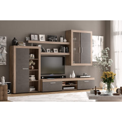 Фасад СКЛО Орлеанс  Mebel Service, Roxi антрацит