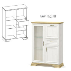 Скло Іріс Mebel Service 340х419 мм Бар 1В2Д1Ш